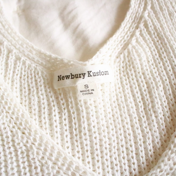 Vici White Knit Tank Top - Picture 4 of 5